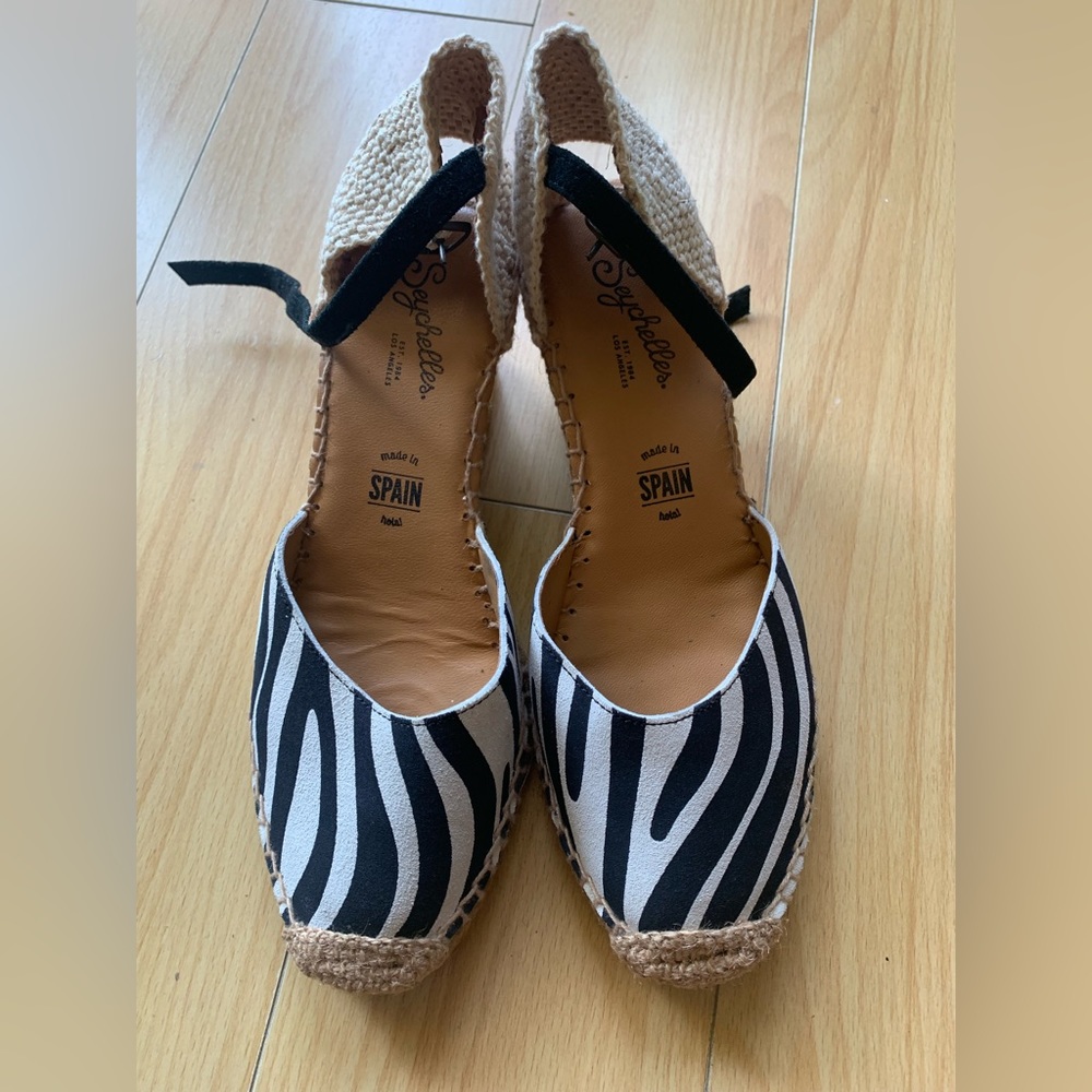 Seychelles Zebra Espadrilles